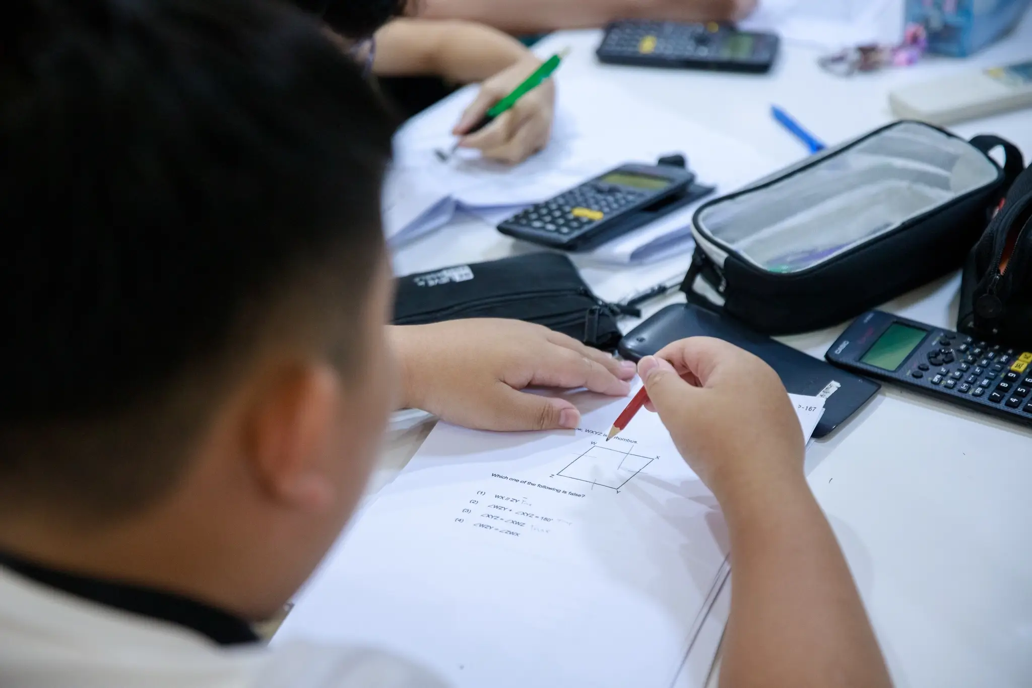 Students are learning to prepare for PSLE