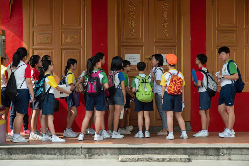 Students in Singapore